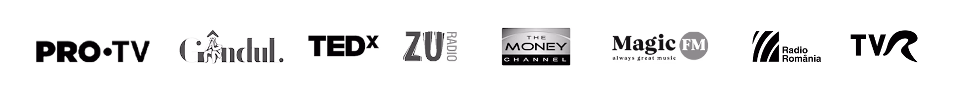 Văzut la PRO TV, TEDx, Radio ZU, Money Channel, Magic FM, TVR și alte publicații
